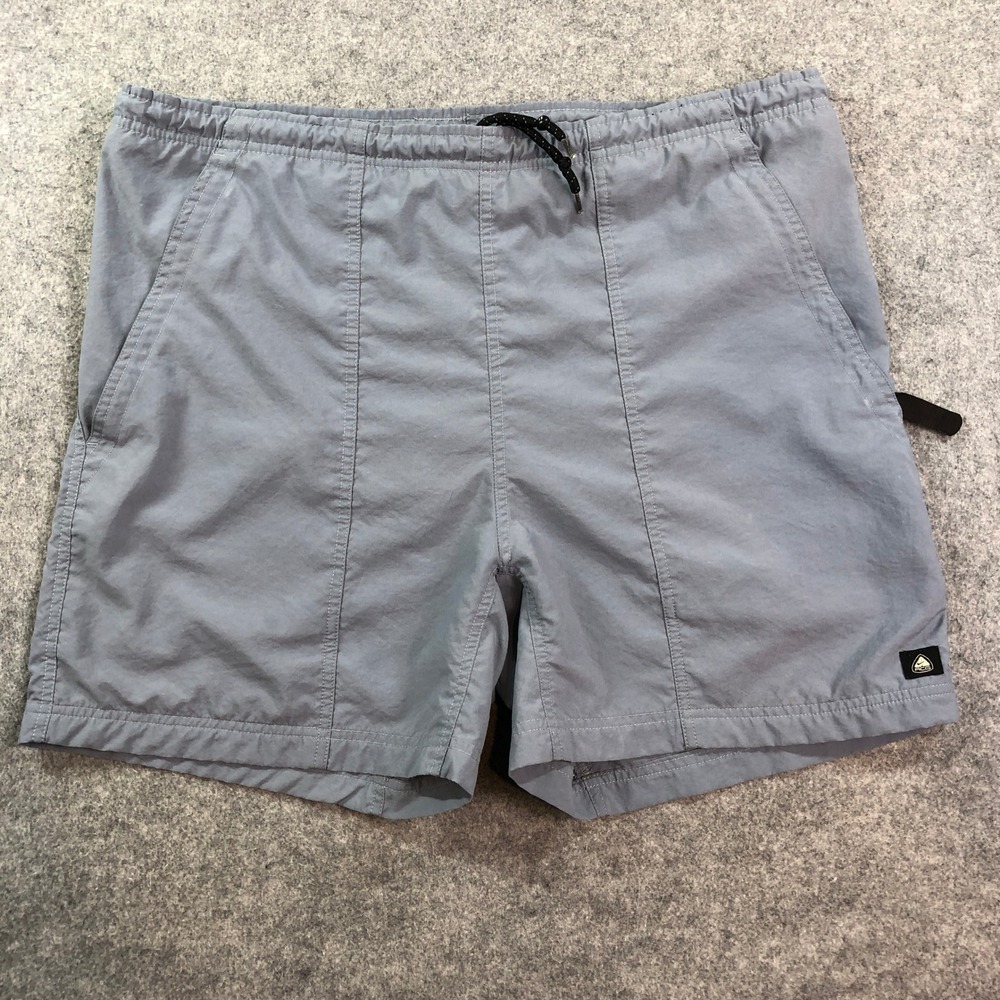 Nike ACG Mens Board Shorts Large (Fits XXL) 5 Inseam Blue Drawstring Mesh Lined
